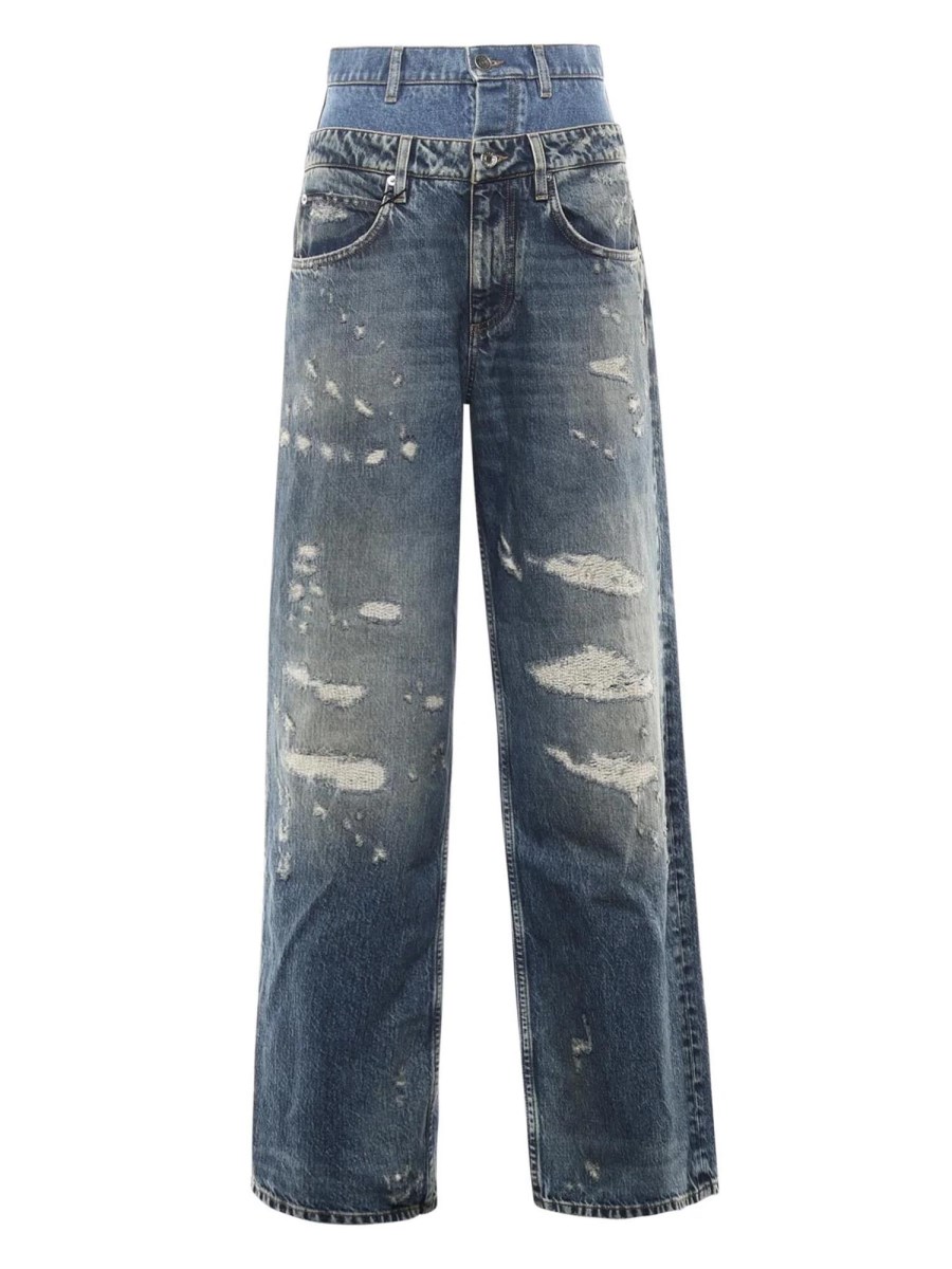 JEANS DOPPIO STRATO IN DENIM