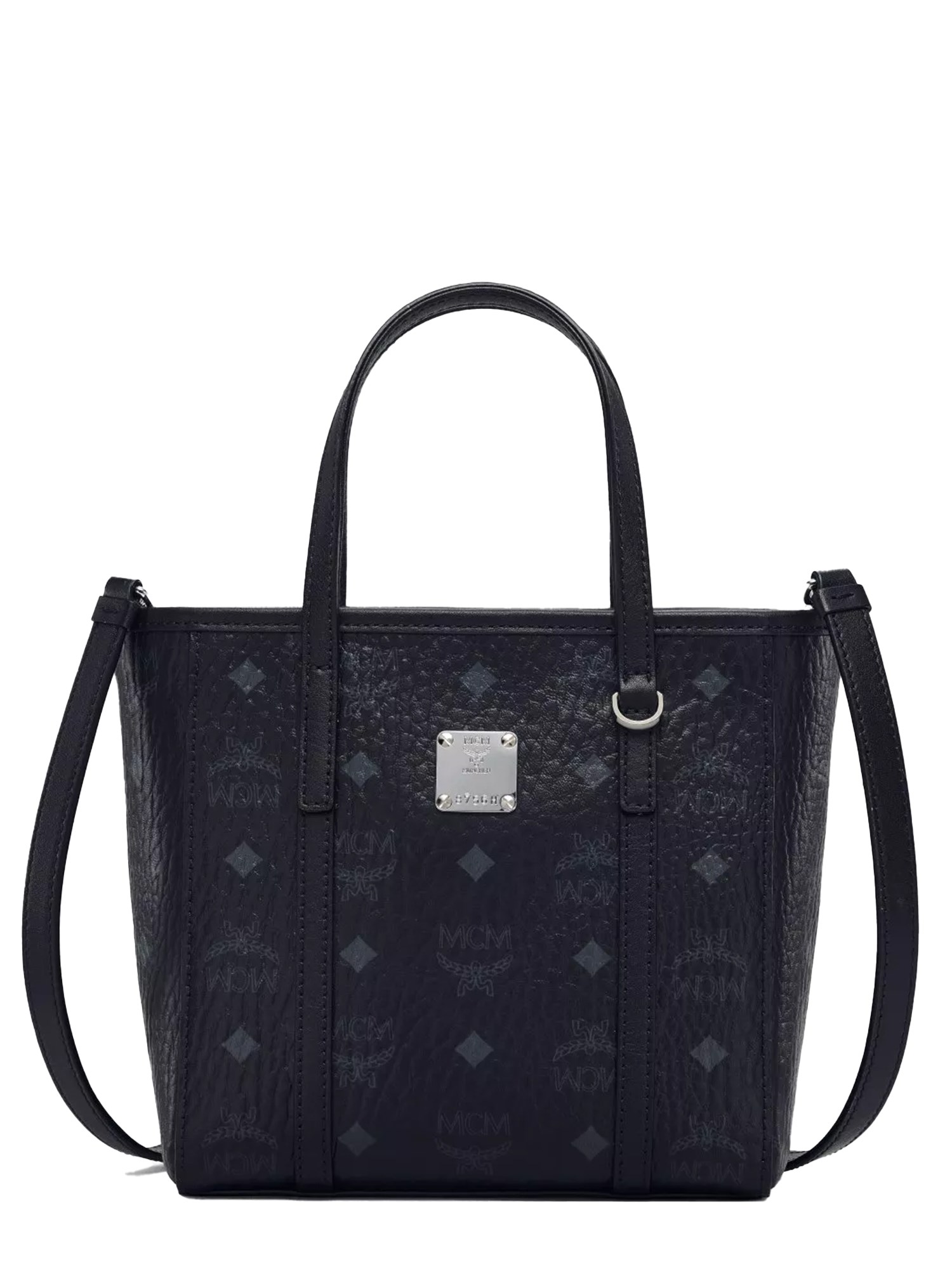 Mcm "toni Top-zip" Mini Tote In Black