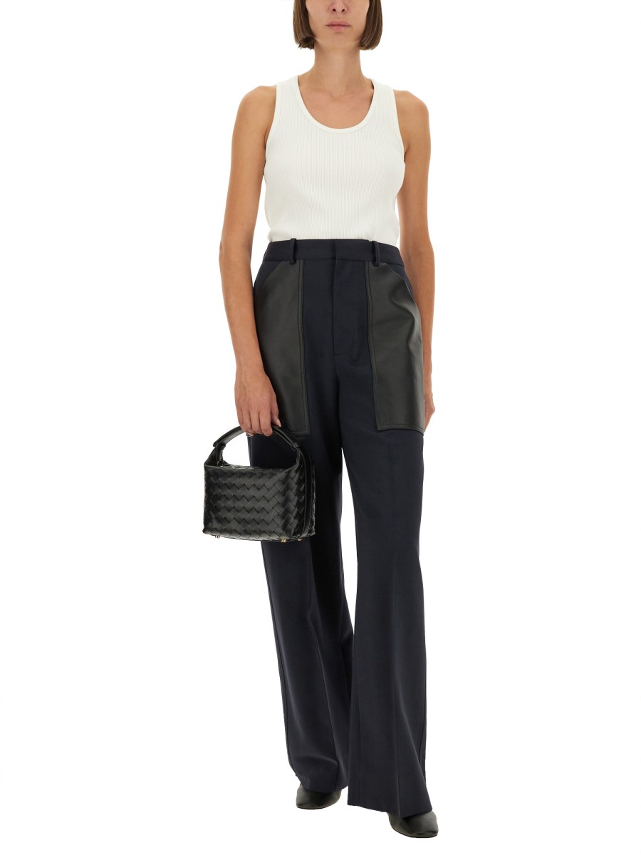 PANTALONE IN LANA E COTONE