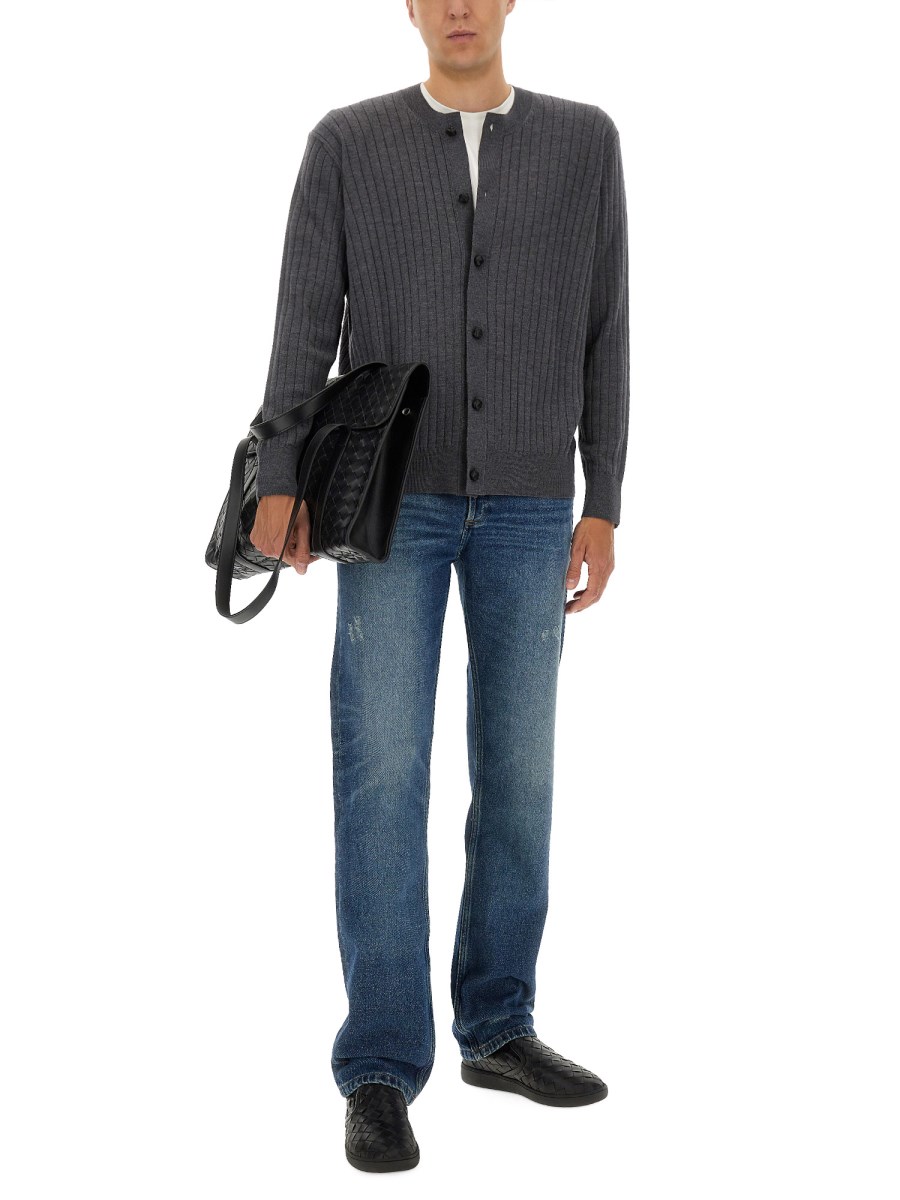 CARDIGAN IN LANA A COSTE 