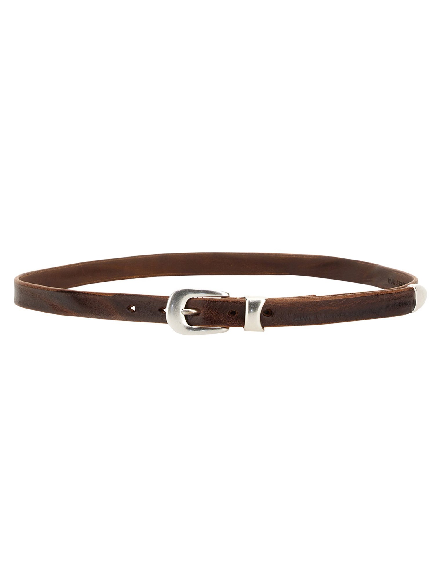 Our Legacy Leather Belt In Brown