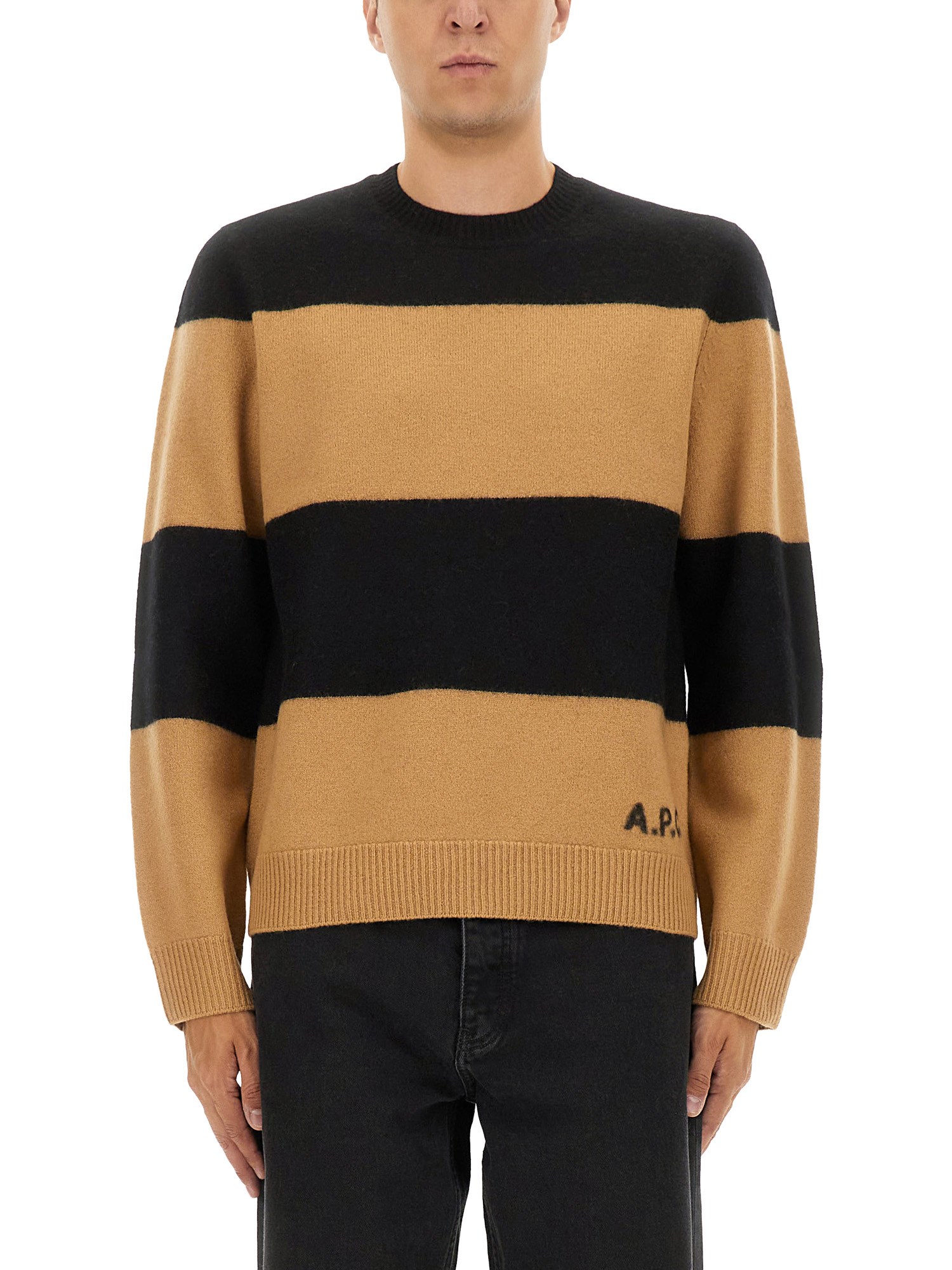 Apc Sweater A. P.c. Men Color Black In Multi