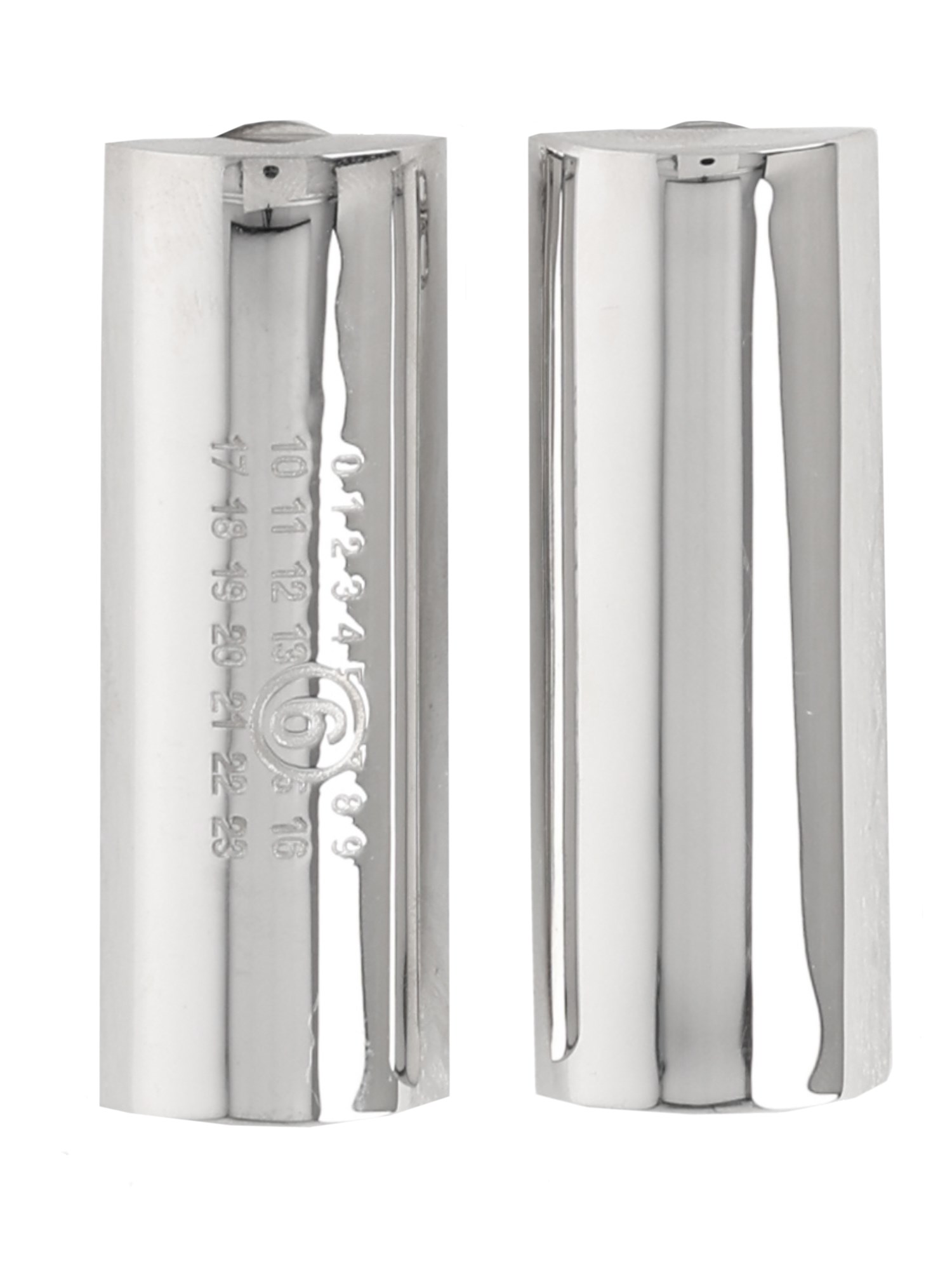 Mm6 Maison Margiela "numeric" Earrings In Metallic