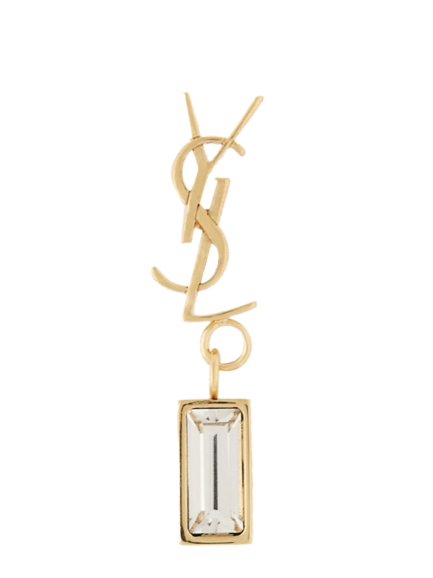 Saint Laurent Single Earring "cassandras" In Gold