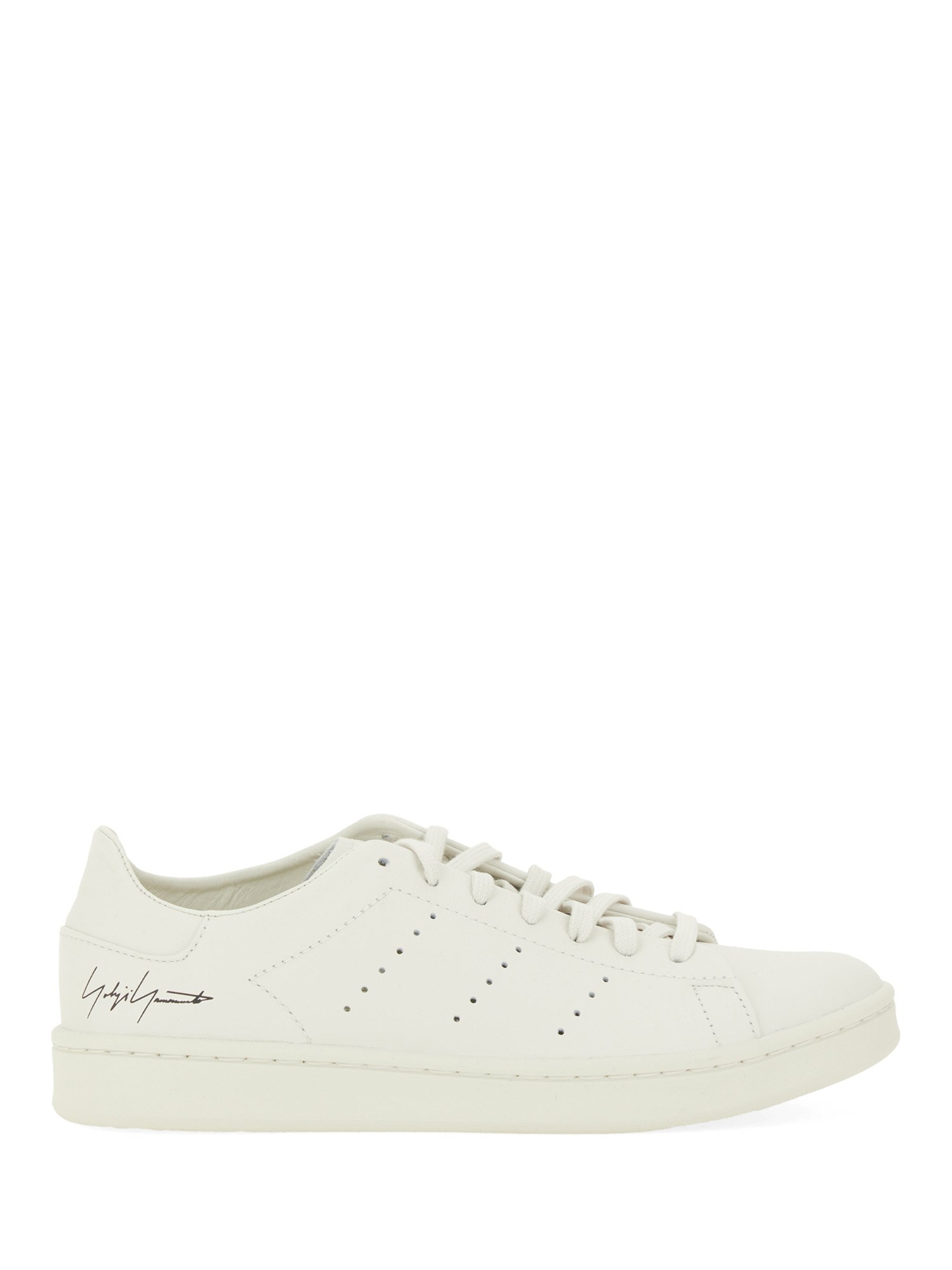 Y-3 Stan Smith Perforated Leather Low-top Sneakers In White