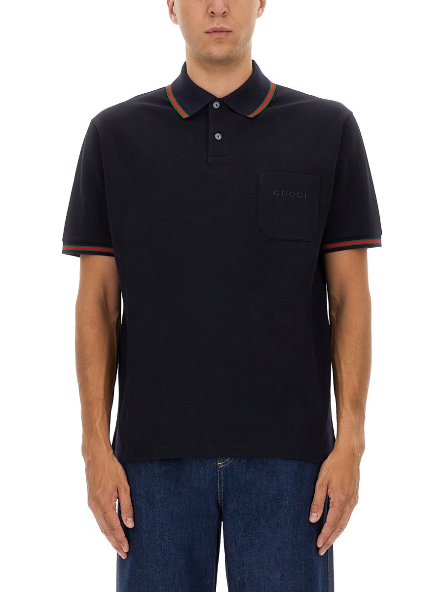 POLO RICAMATA 