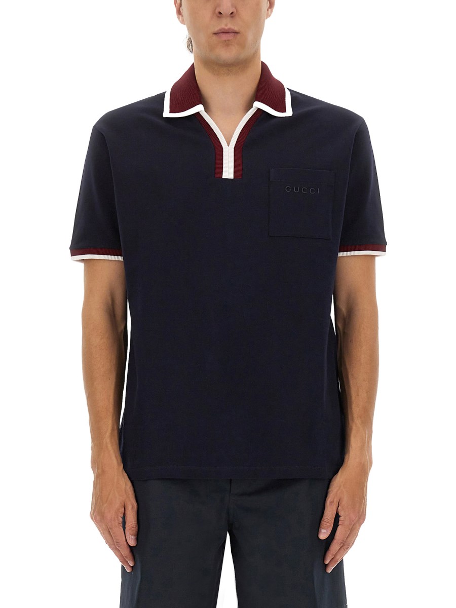 POLO IN PIQUÉ DI COTONE 