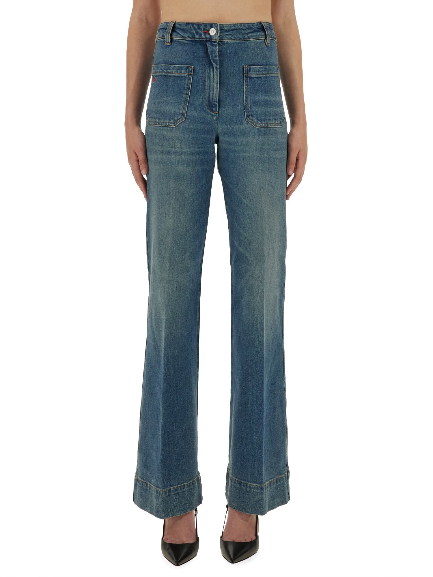 Victoria Beckham Long In Blue