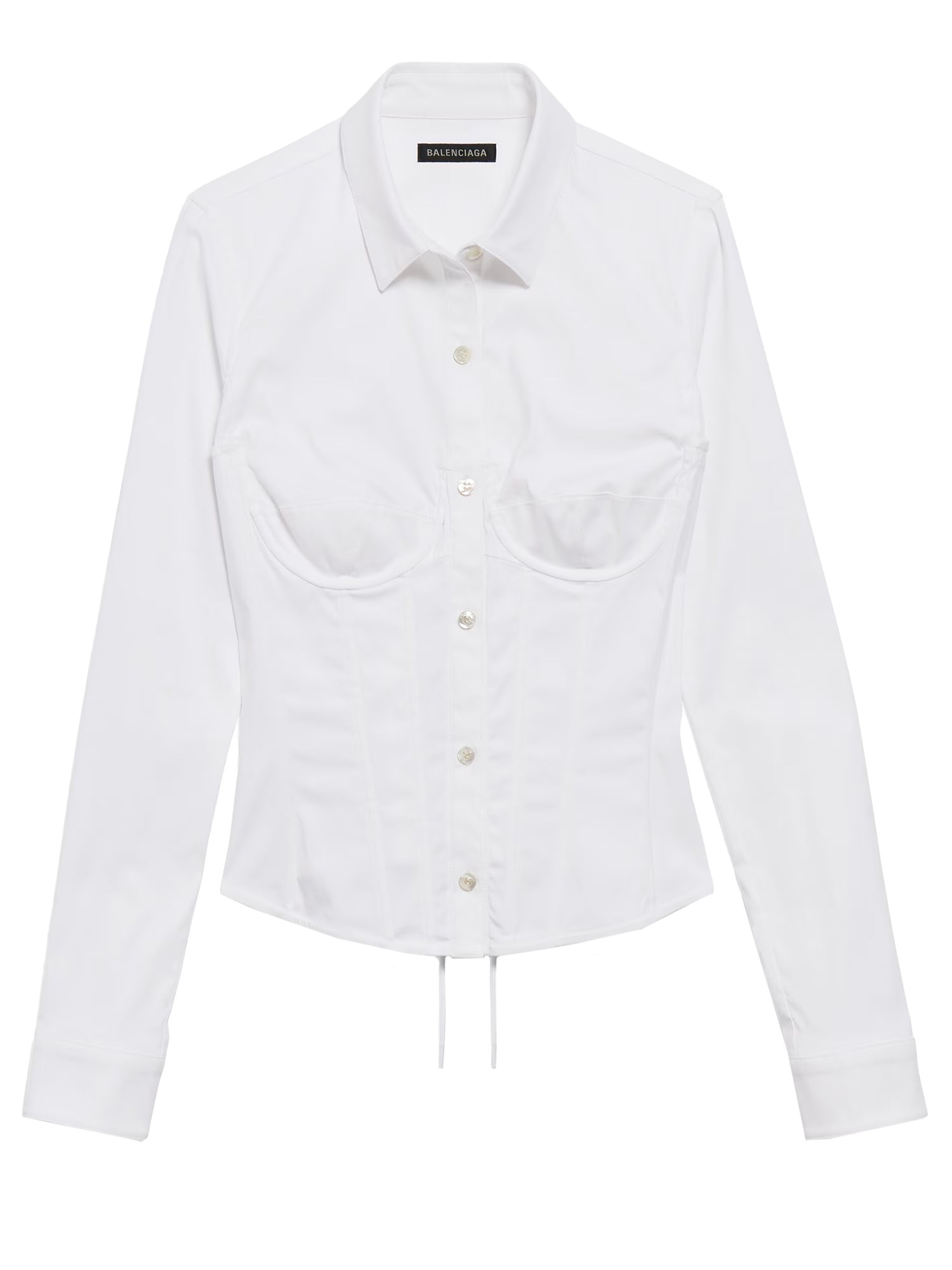 balenciaga corset shirt
