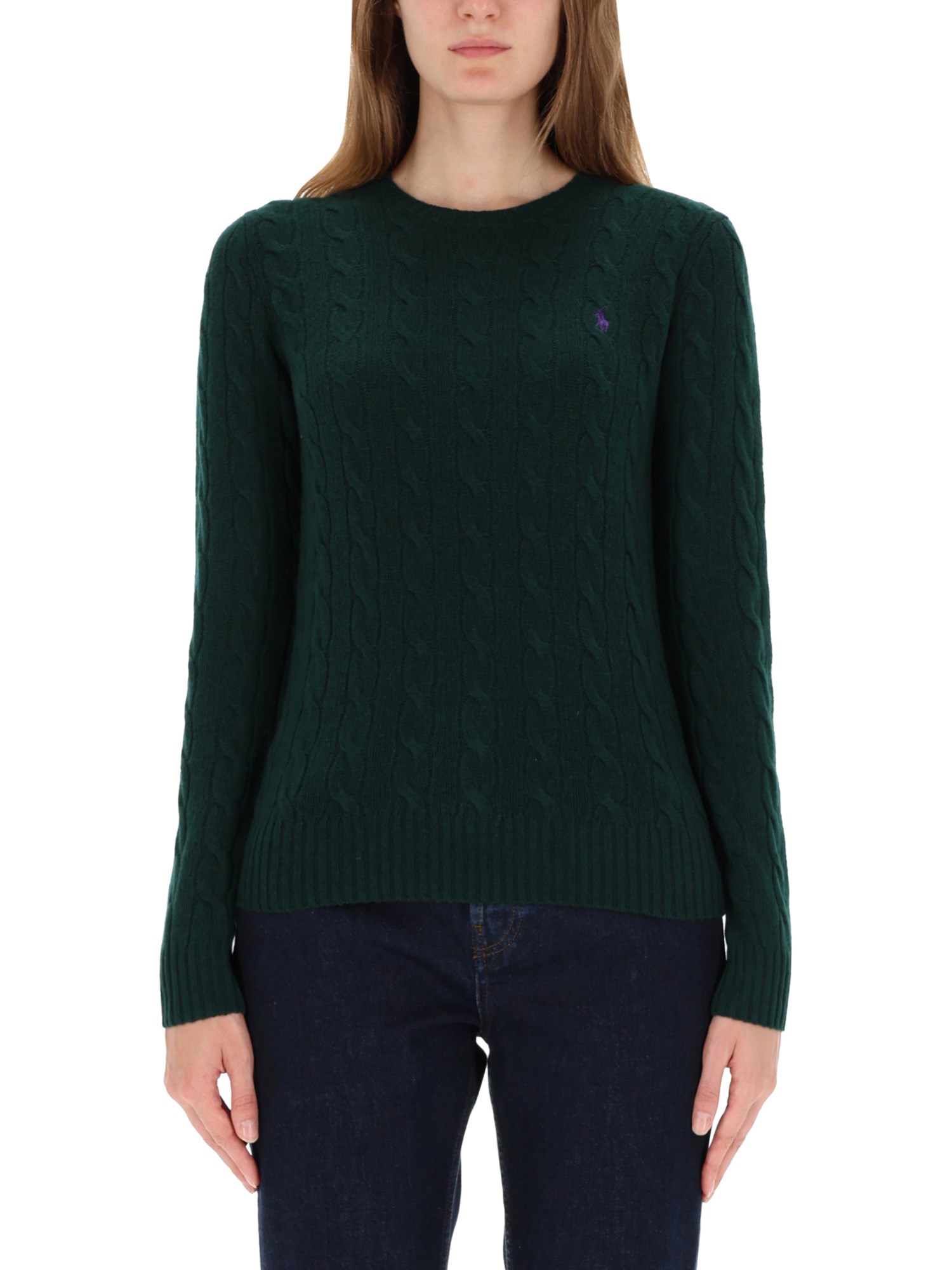 Polo Ralph Lauren Cable-knit In Green