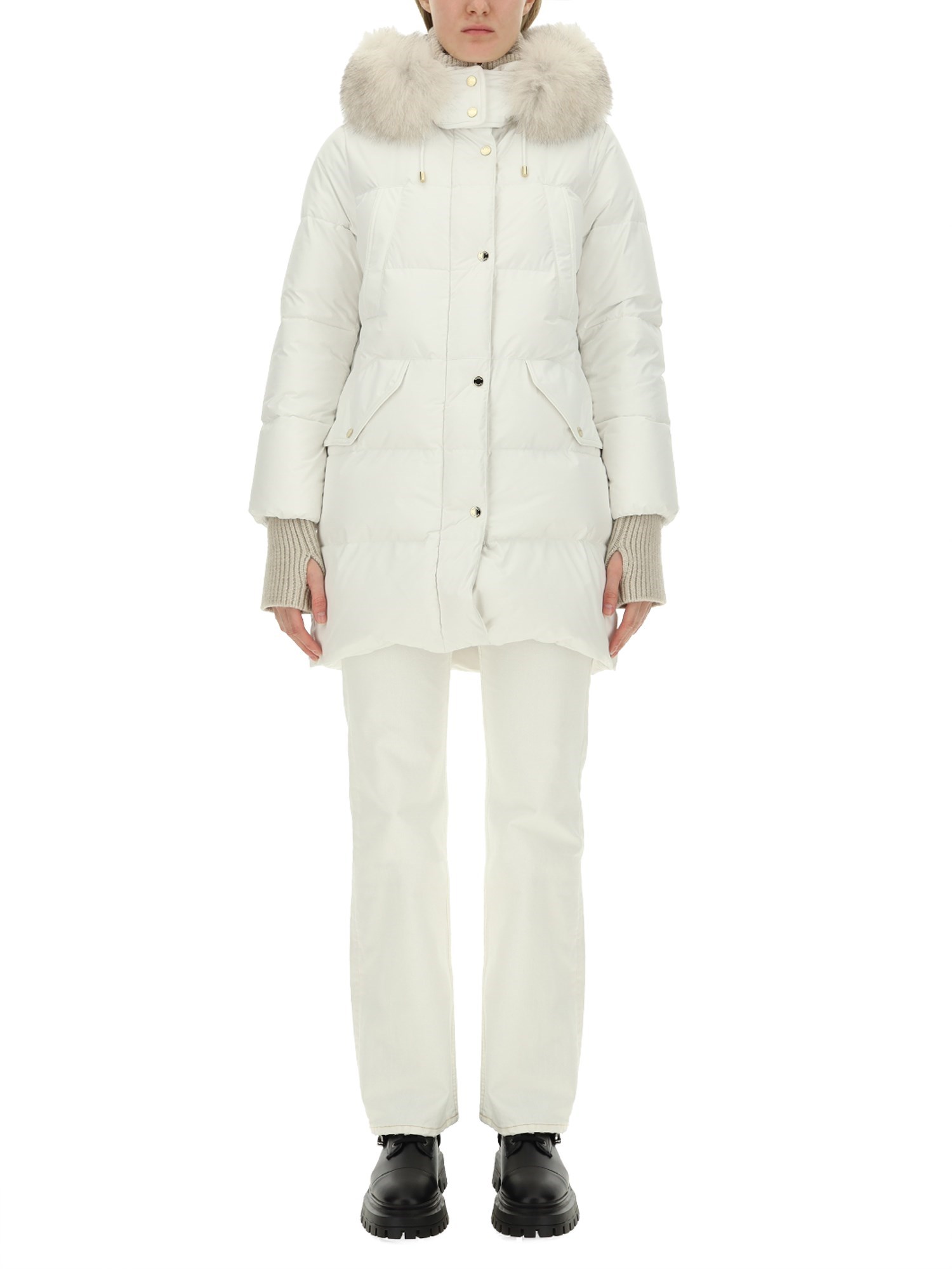 Moorer Down Jacket "talassa" In White
