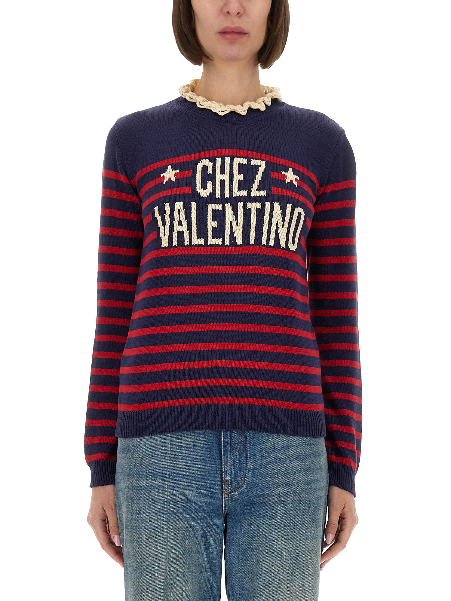 Shop Valentino Cotton Jersey