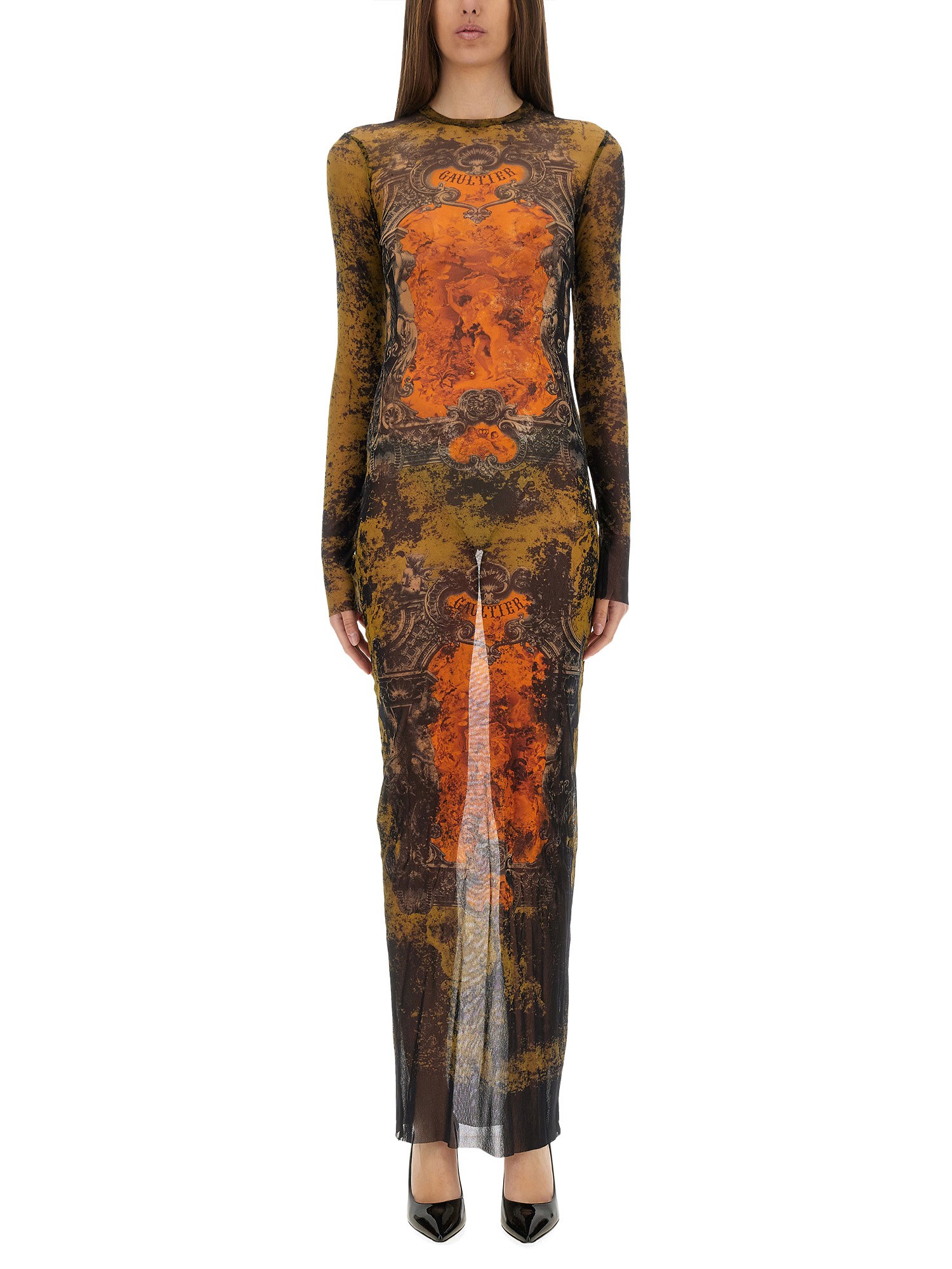 JEAN PAUL GAULTIER "MÉDAILLON" LONG DRESS 