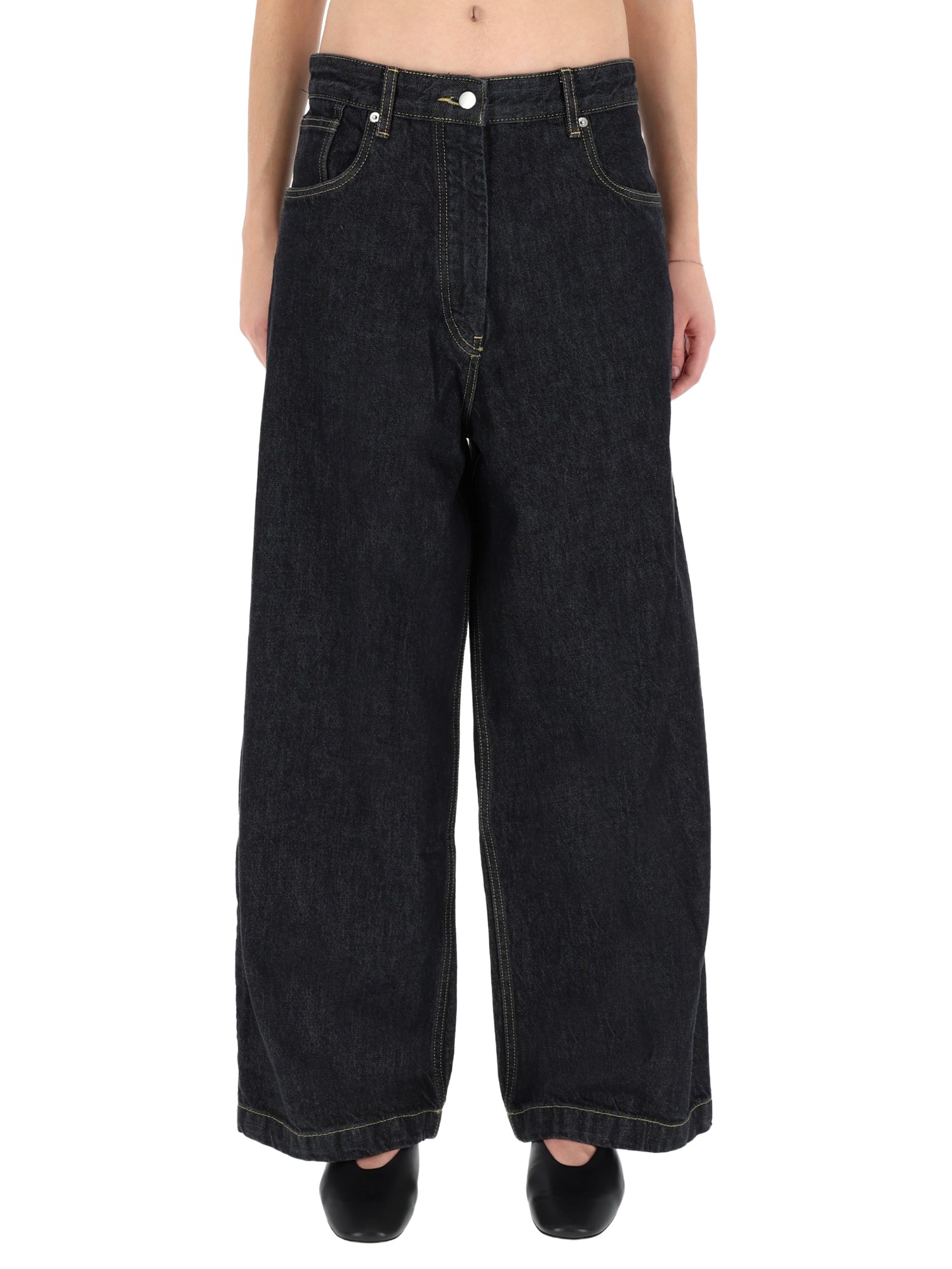 Studio Nicholson Pants "neive" In Black