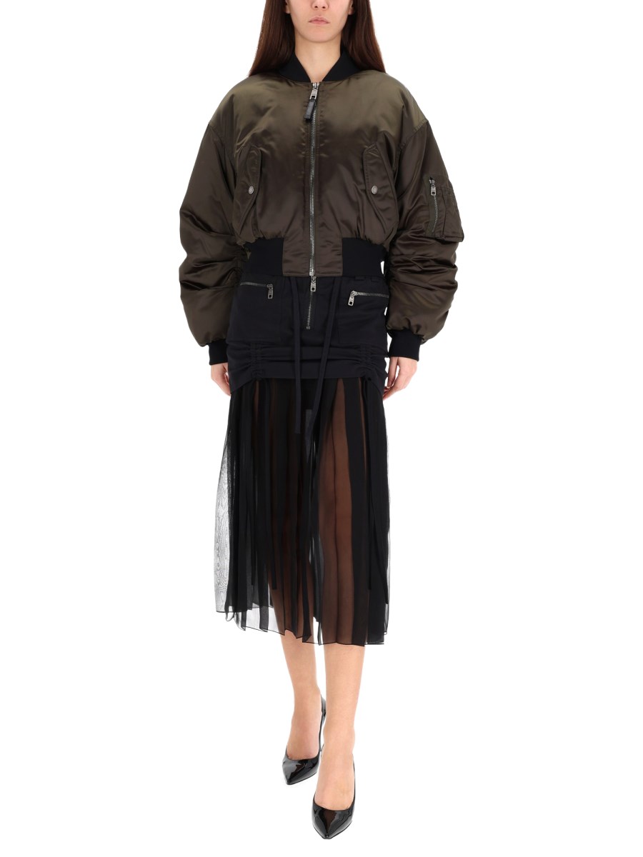 GIUBBINO OVER IN TELA DI NYLON