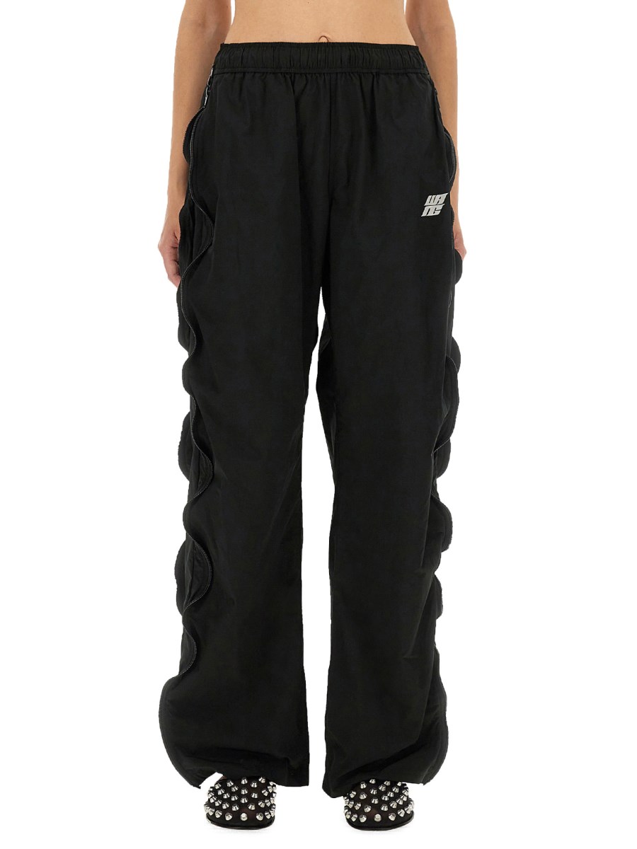 PANTALONE TRACK MID-RISE CON ZIP