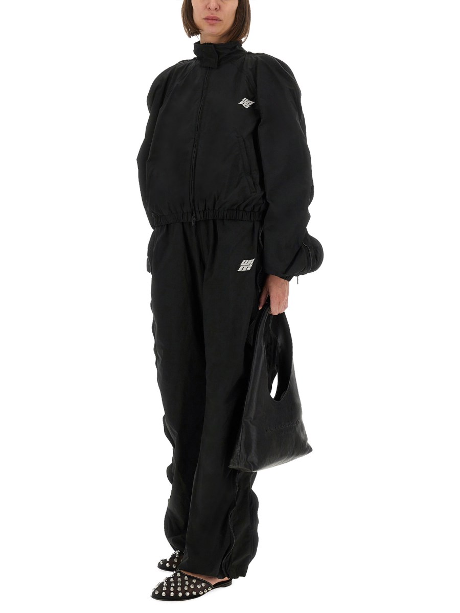 PANTALONE TRACK MID-RISE CON ZIP