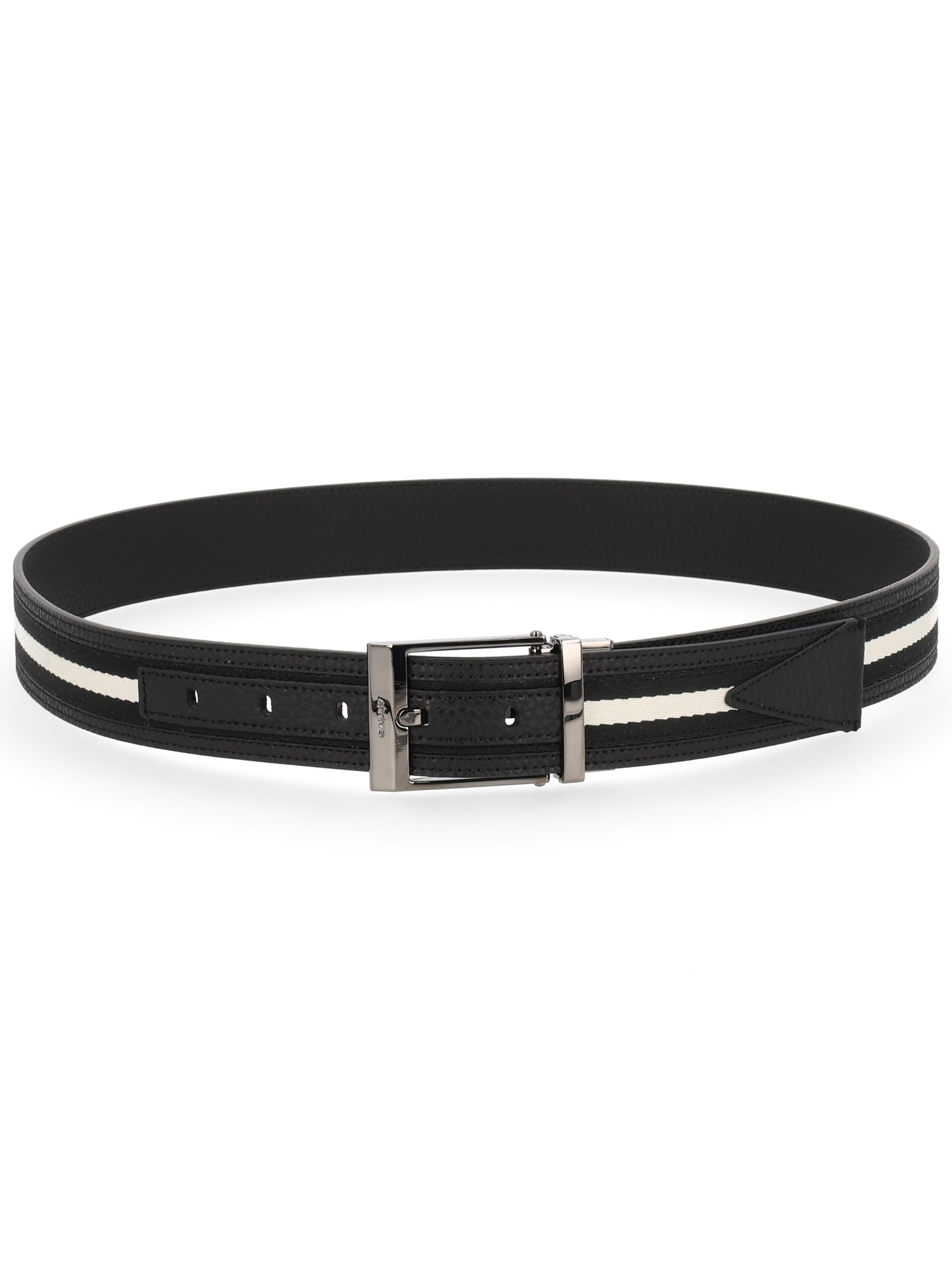 Bally "shiffie" Belt In Black