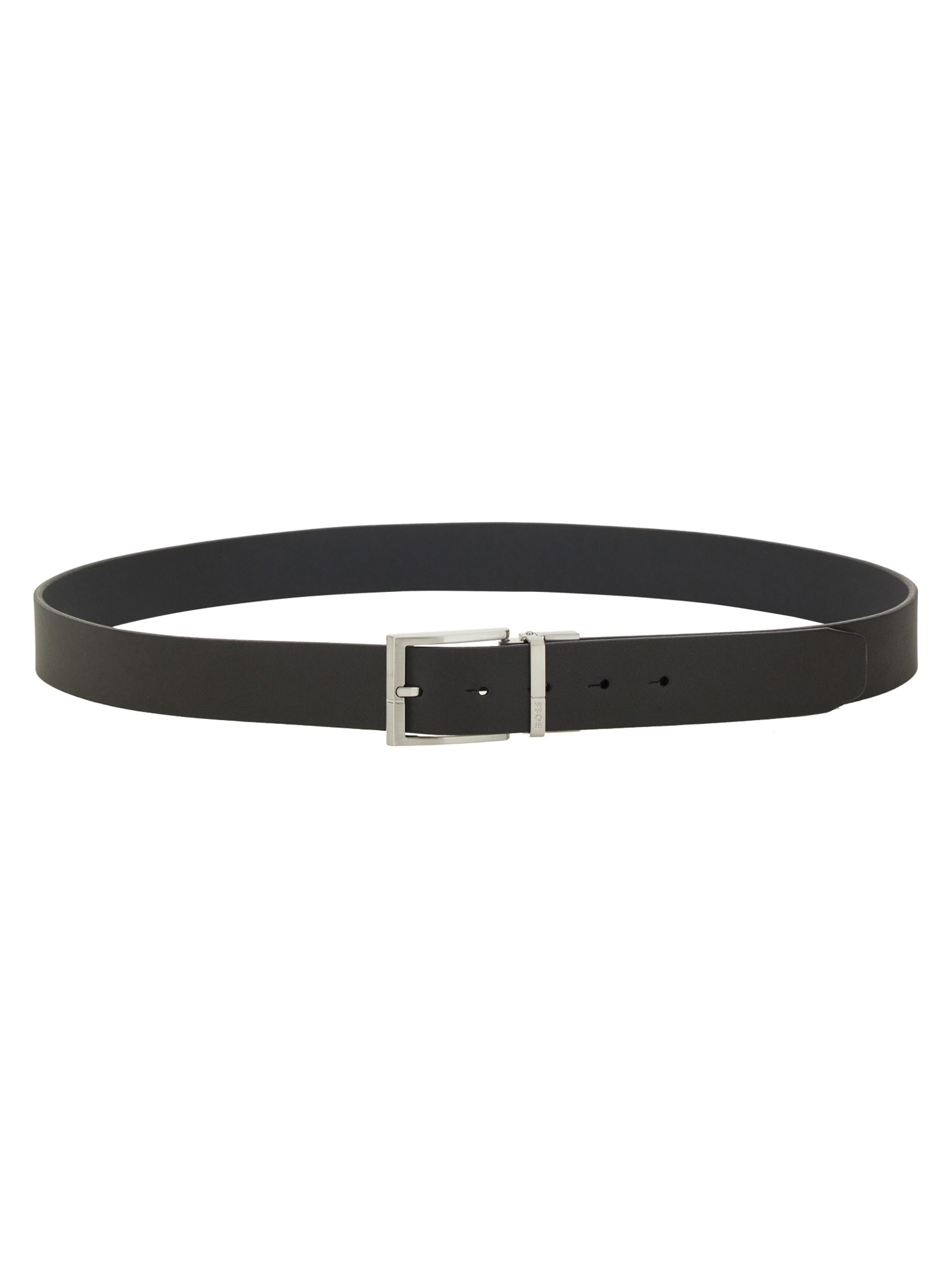 Hugo Boss Boss Reversible Leather Belt In Black