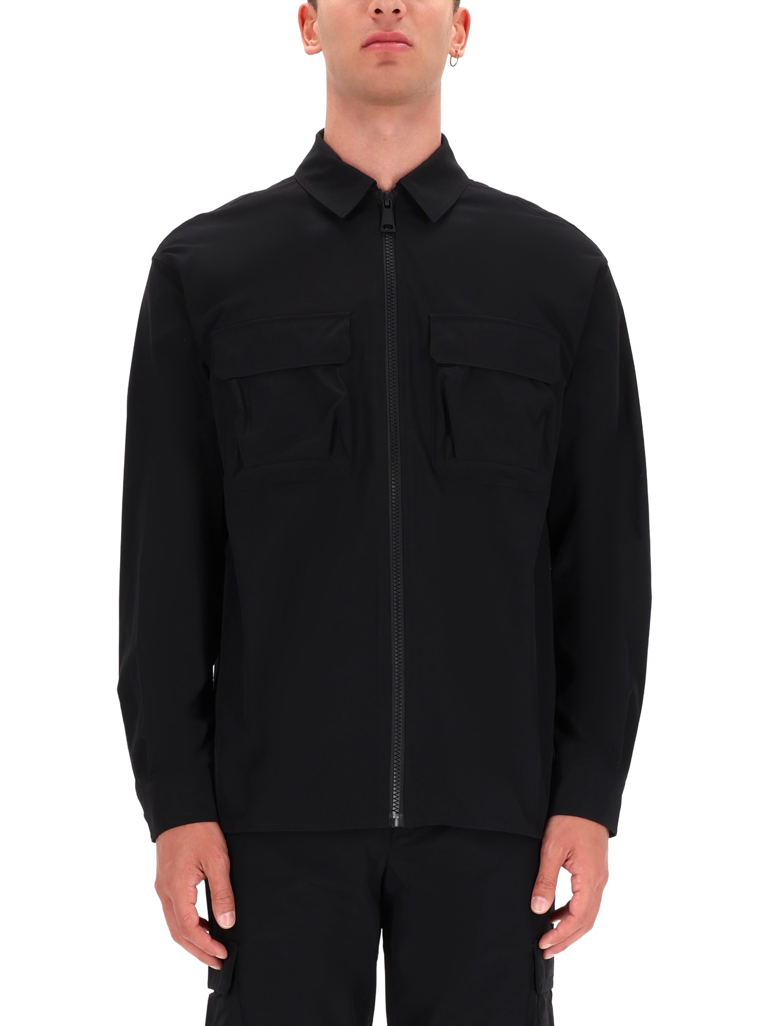 versace jeans couture zippered shirt
