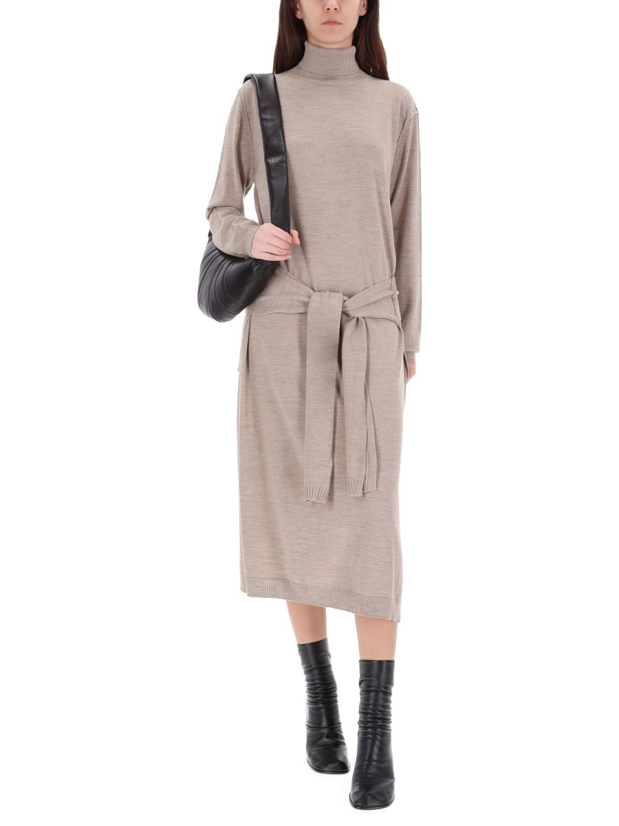 ABITO MIDI TROMPE L'OEIL