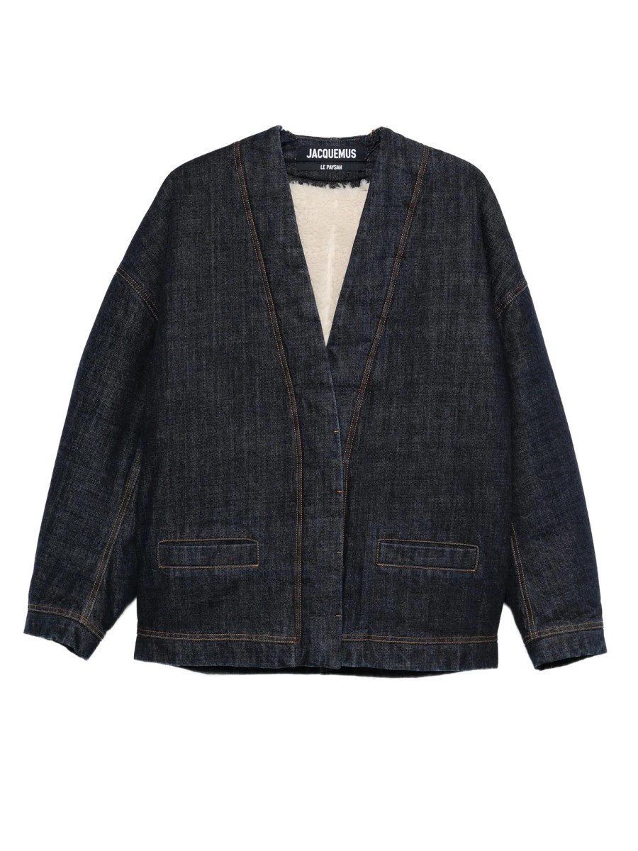 CARDIGAN IN DENIM DE-NIMES