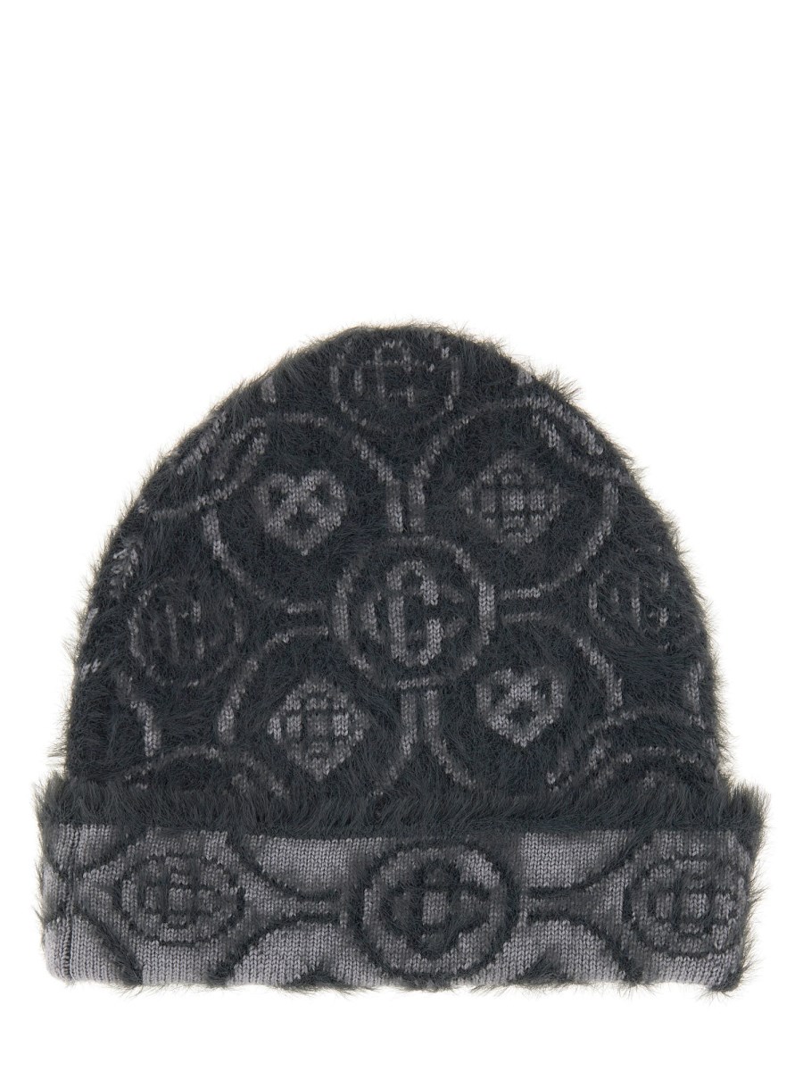 BERRETTO MONOGRAM IN MOHAIR