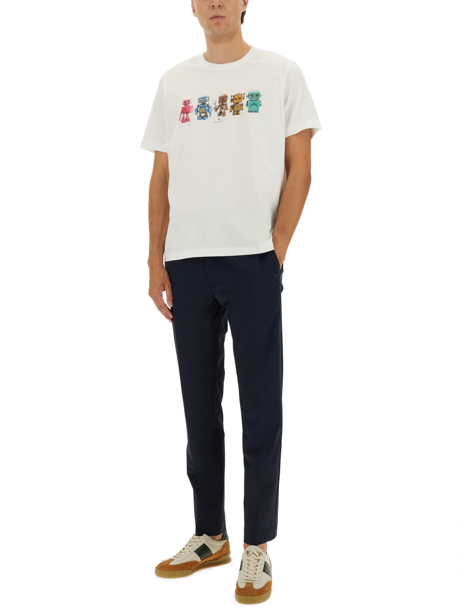T-SHIRT CON STAMPA ROBOT