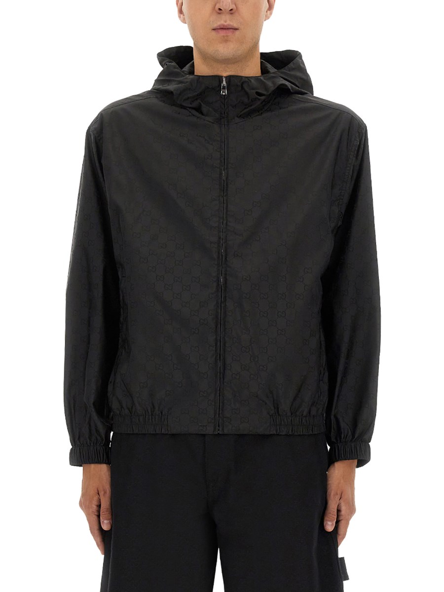GIACCA IN NYLON GG JACQUARD
