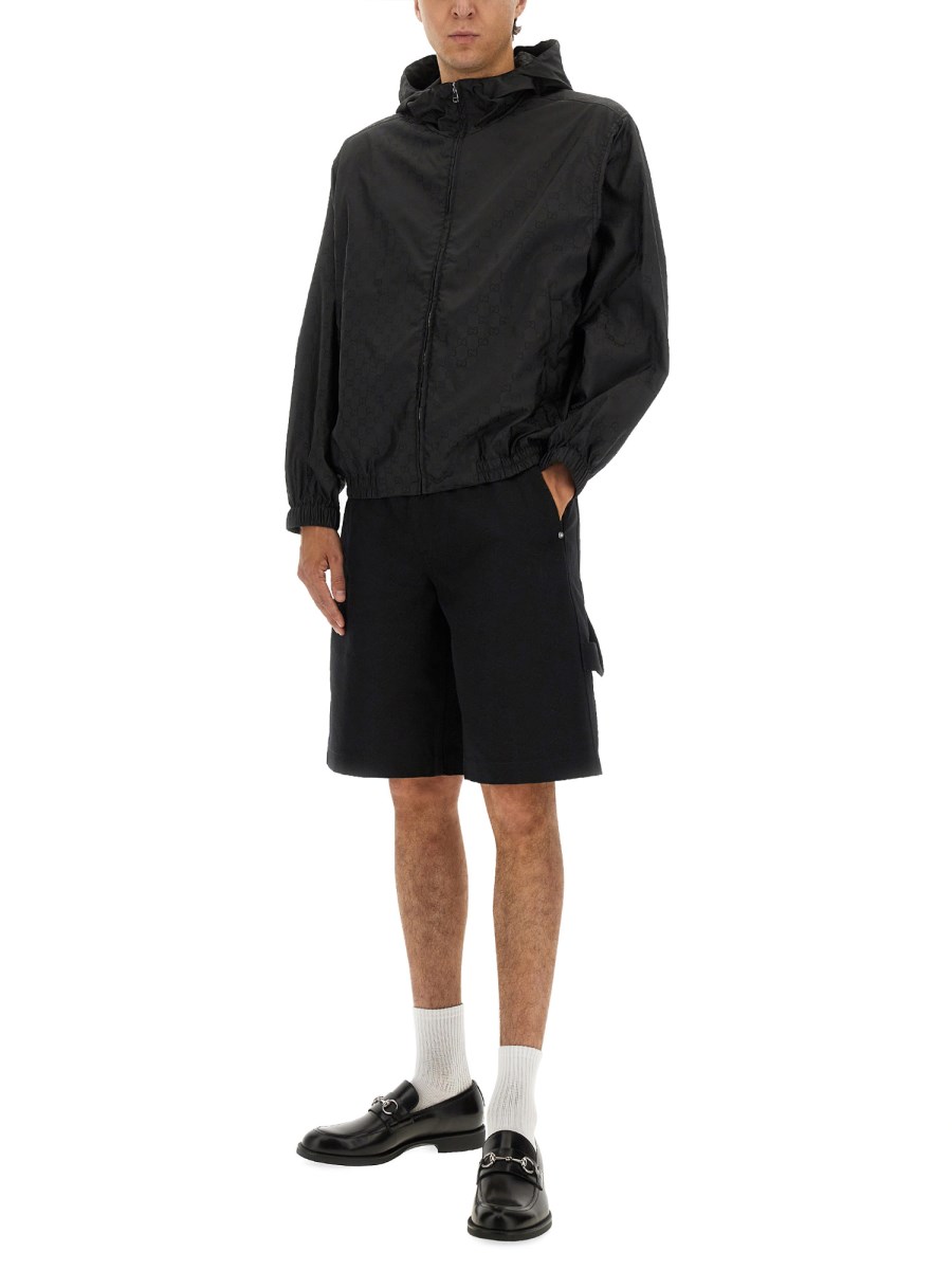 GIACCA IN NYLON GG JACQUARD