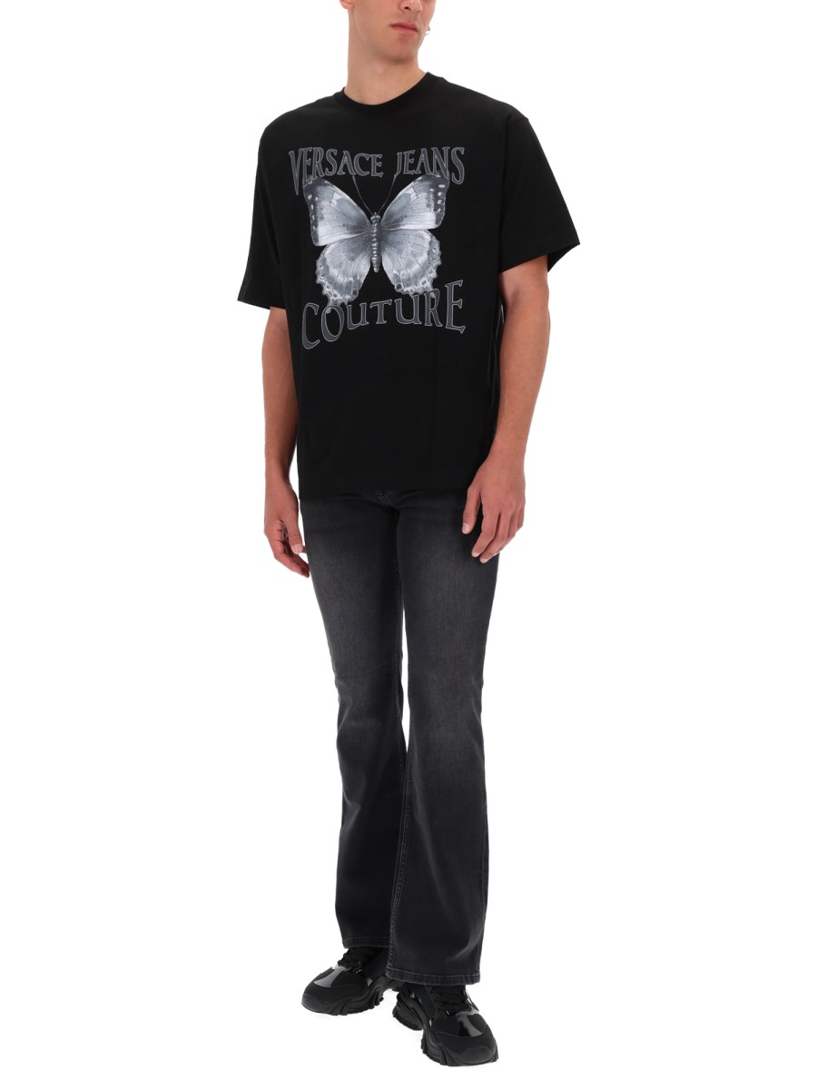 T-SHIRT CON LOGO BUTTERFLY