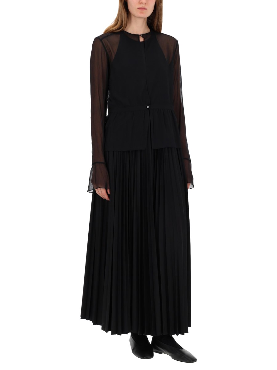 BLUSA CON FINITURA STROPICCIATA