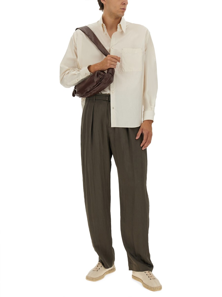 CAMICIA IN COTONE E SETA