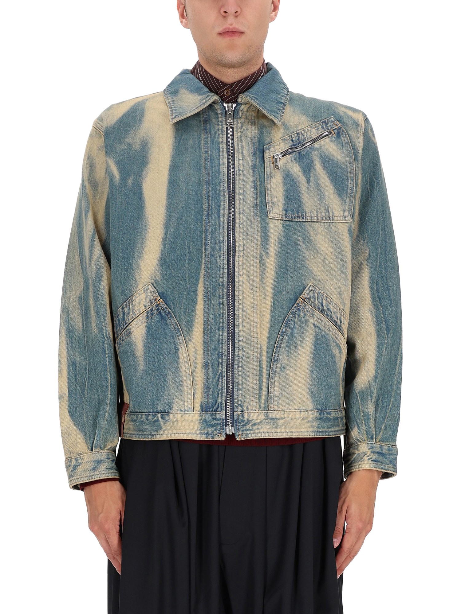 Vivienne Westwood "piranha" Jacket In Blue