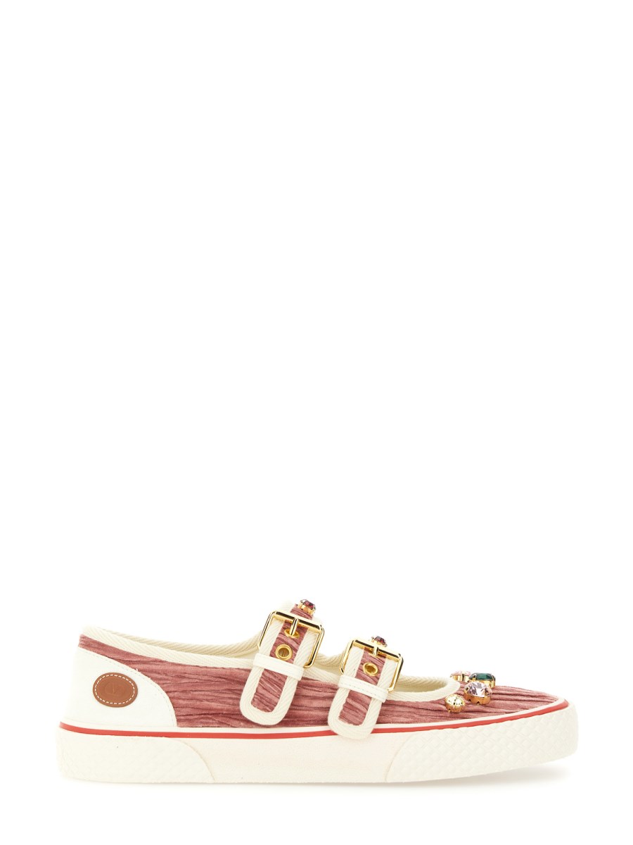 SNEAKER BALLERINA DOLLYBOARD IN VELLUTO