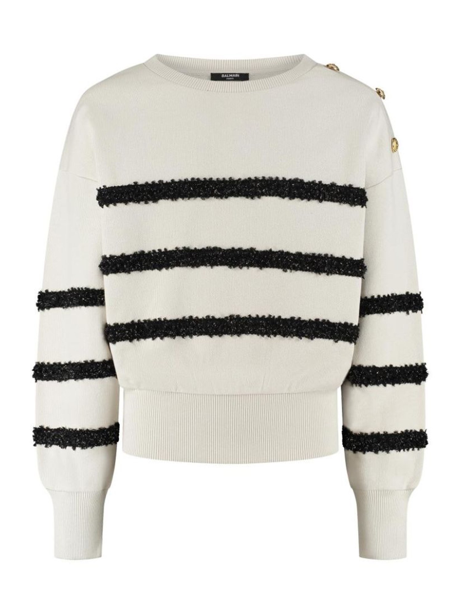 balmain striped sweater