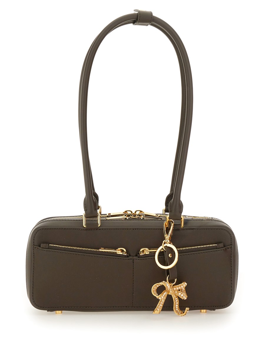 BORSA BAGUETTE A SPALLA CON CHARM