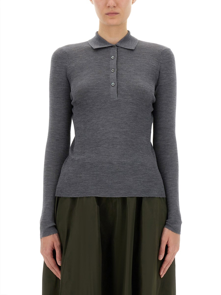 MAGLIA POLO IN LANA