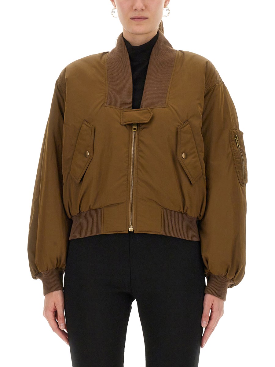 GIUBBOTTO BOMBER IN NYLON