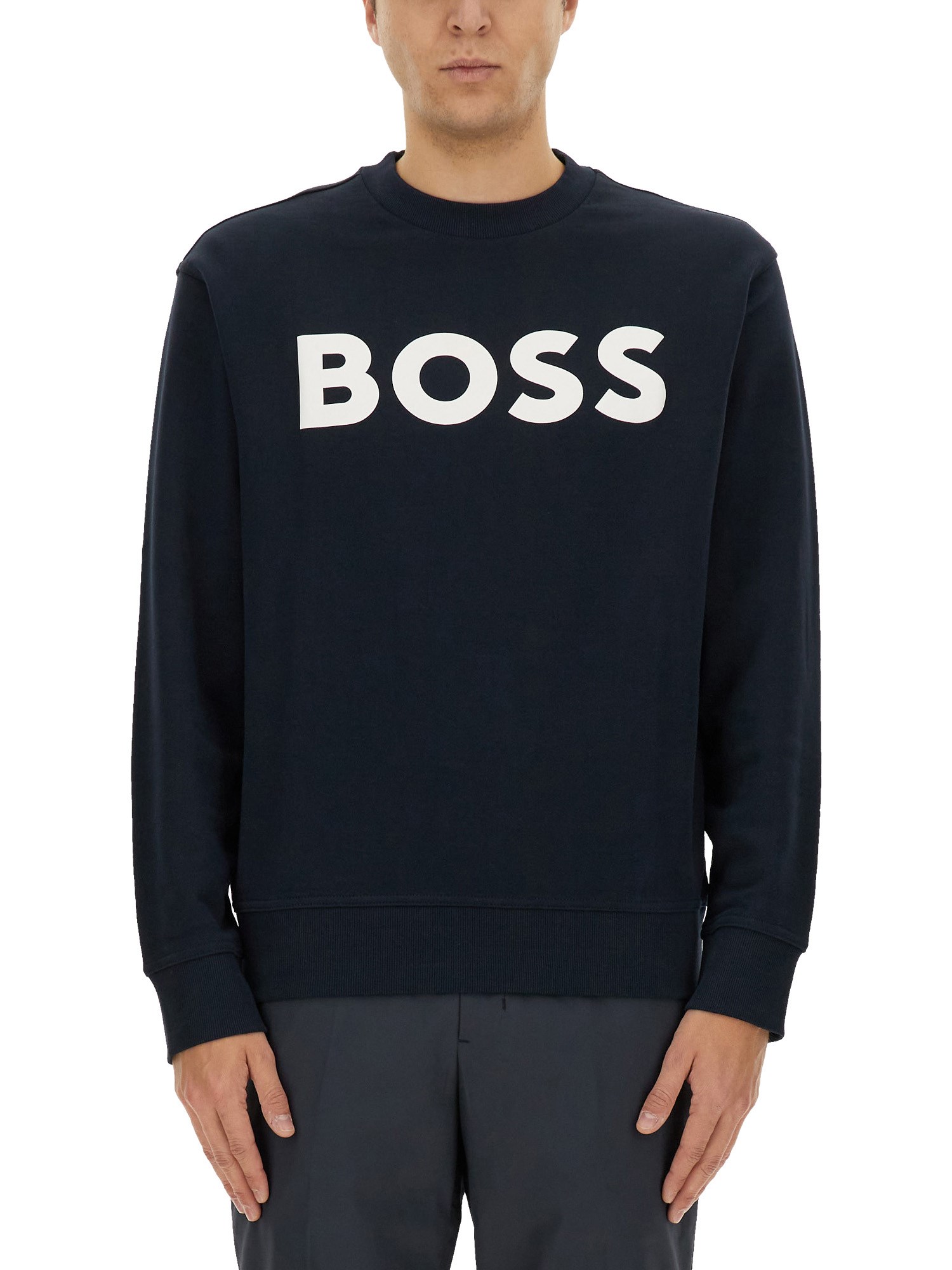 boss sweatshirt with logo