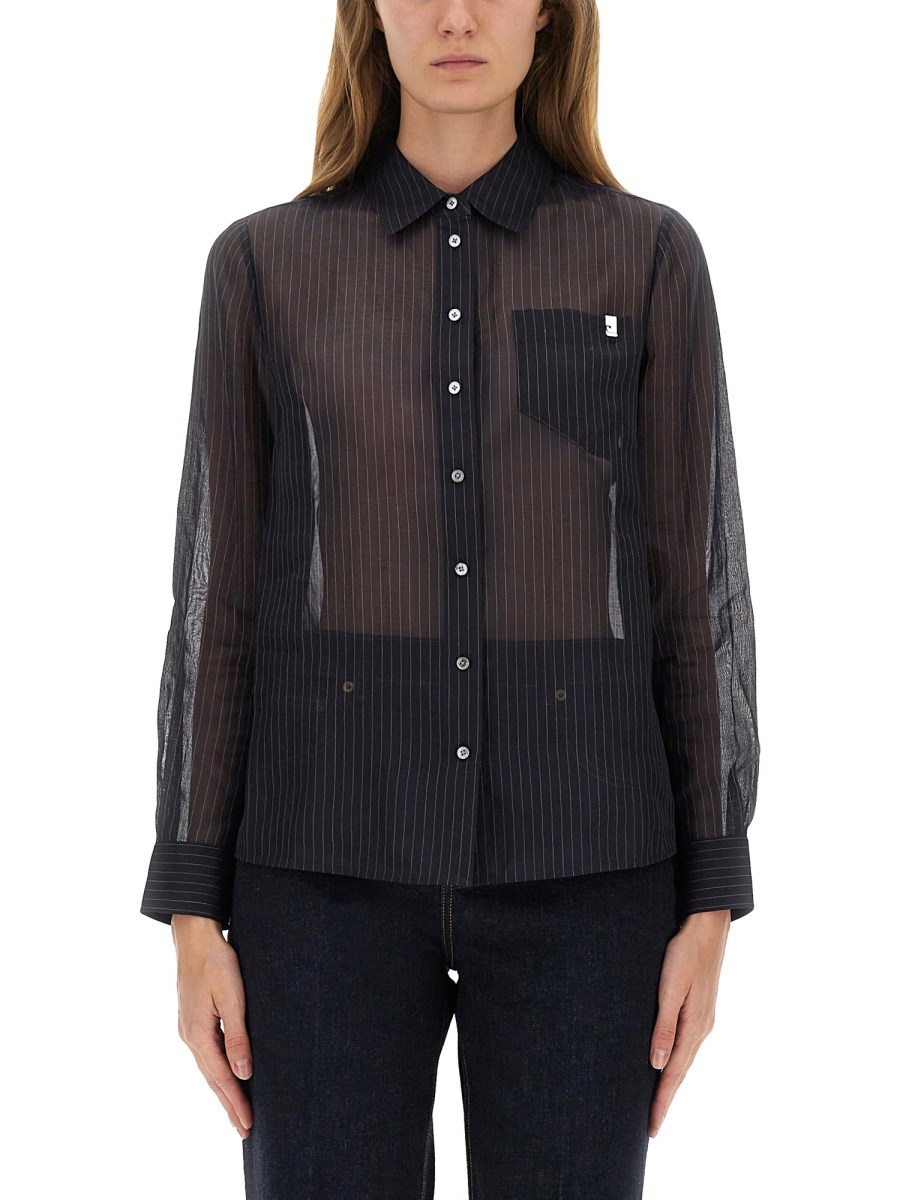 CAMICIA IN COTONE A RIGHE