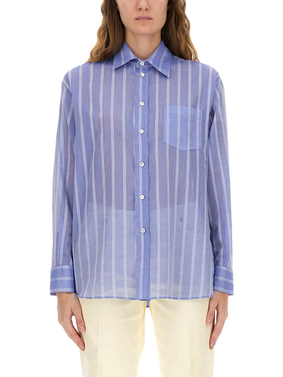 CAMICIA IN COTONE A RIGHE