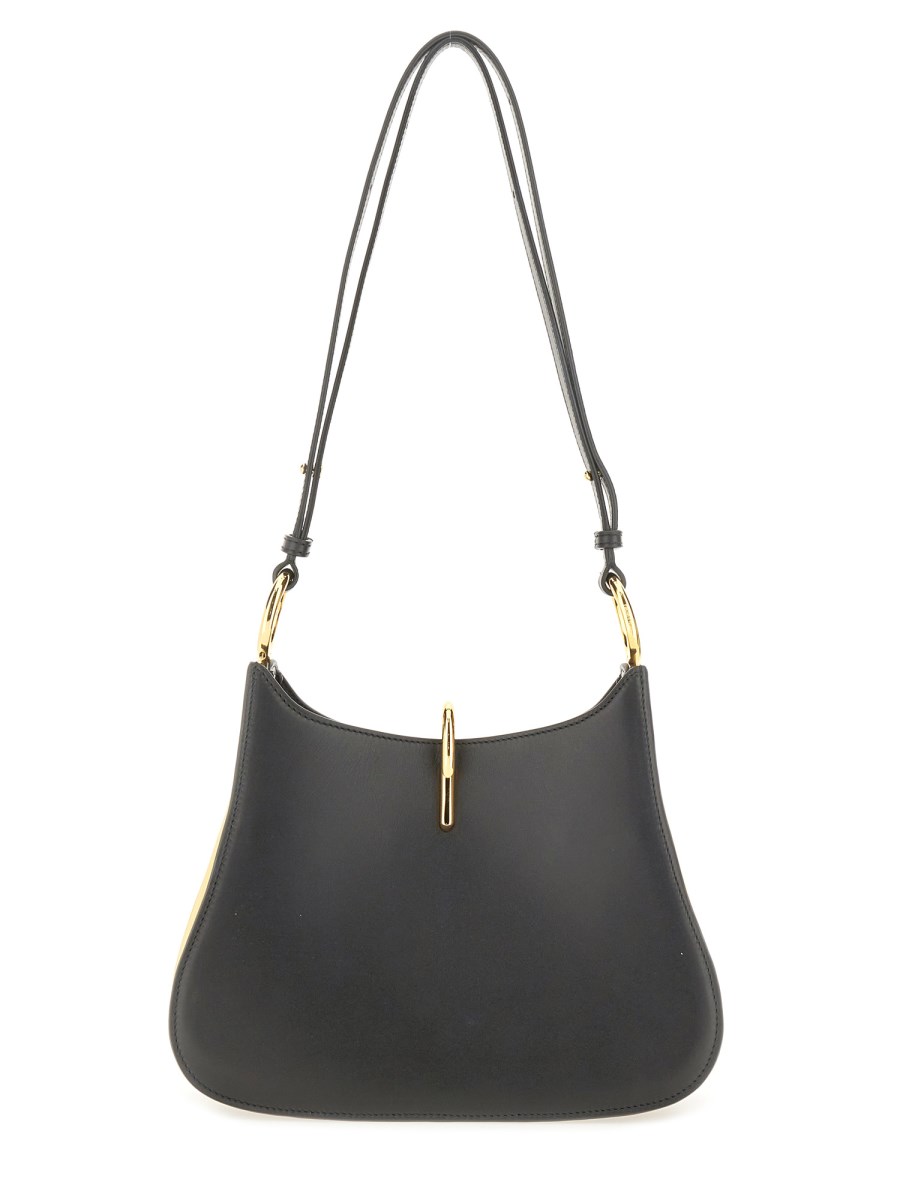 BORSA MEDIUM IN PELLE AD ANELLO