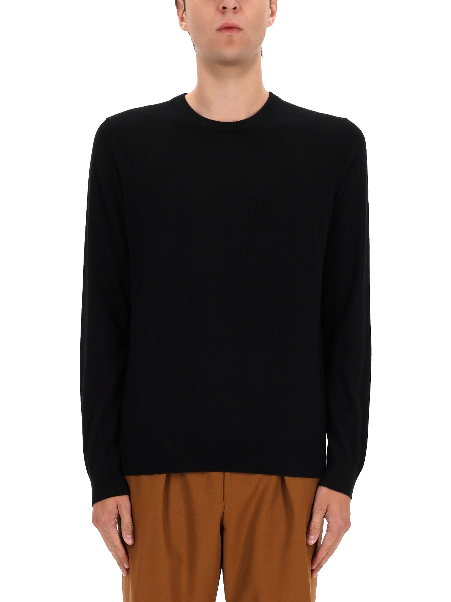 Hugo Boss Boss Cashmere Sweater In Black