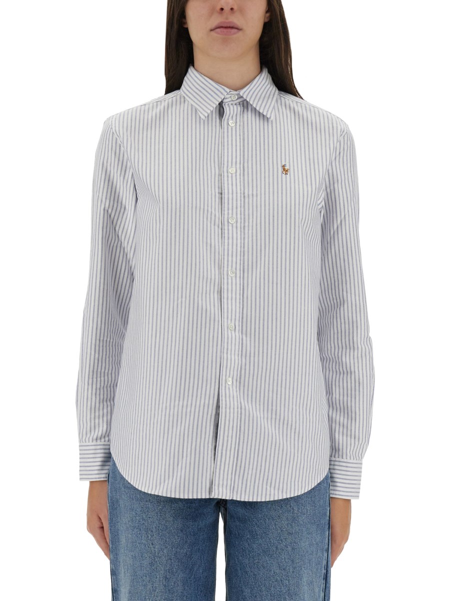 CAMICIA OXFORD A RIGHE 