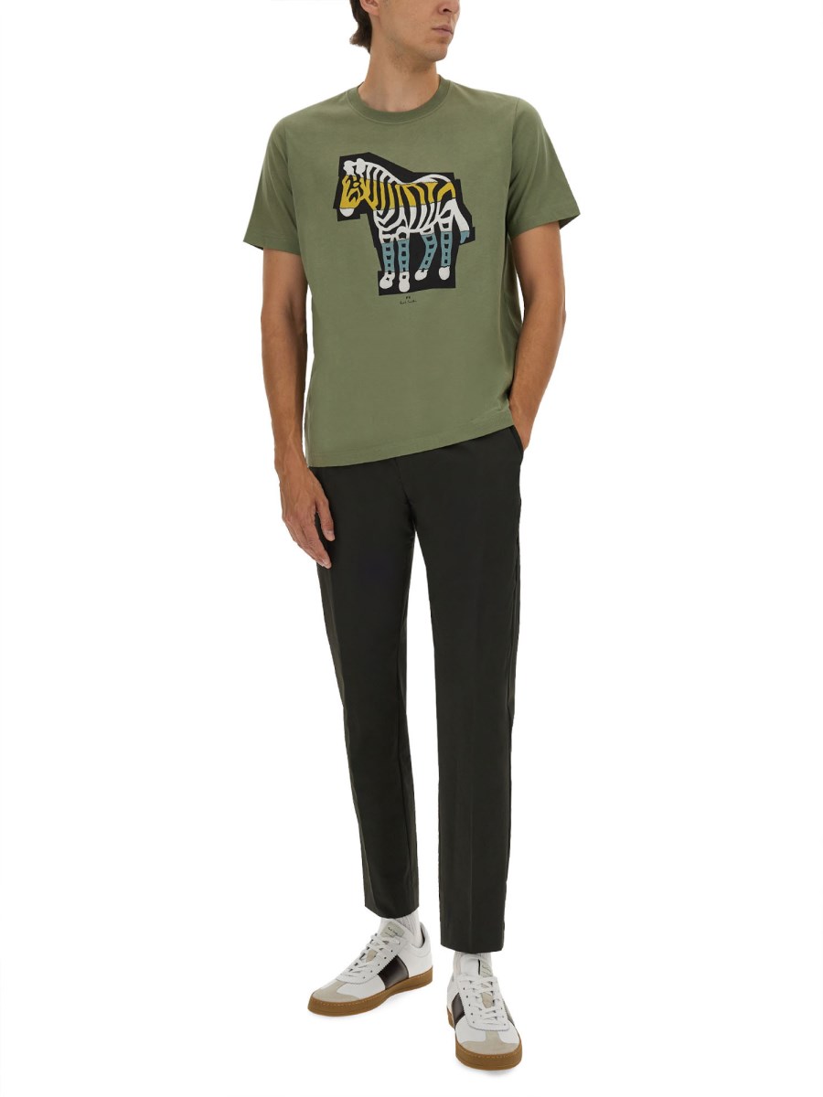 T-SHIRT ZEBRA CUTOUT