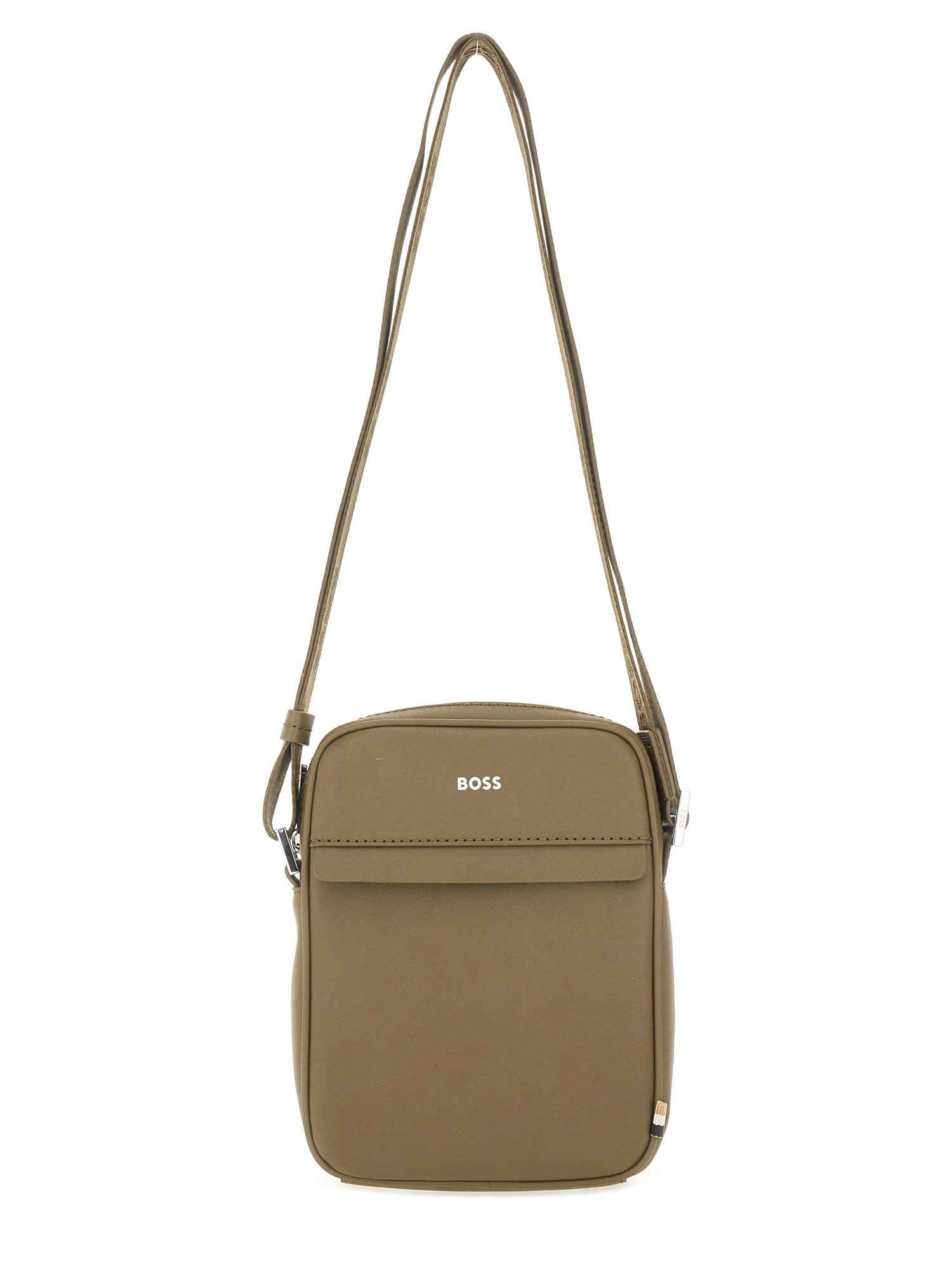 Hugo Boss Boss Brown Crossbody Bag In Brown