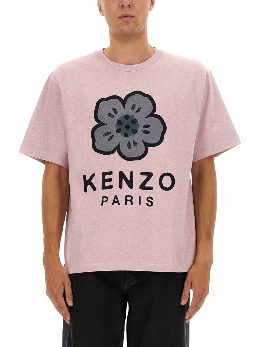 T-SHIRT OVERSIZE CON RICAMO BOKE FLOWER