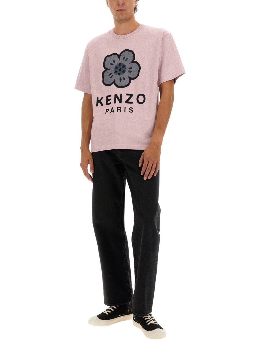 T-SHIRT OVERSIZE CON RICAMO BOKE FLOWER