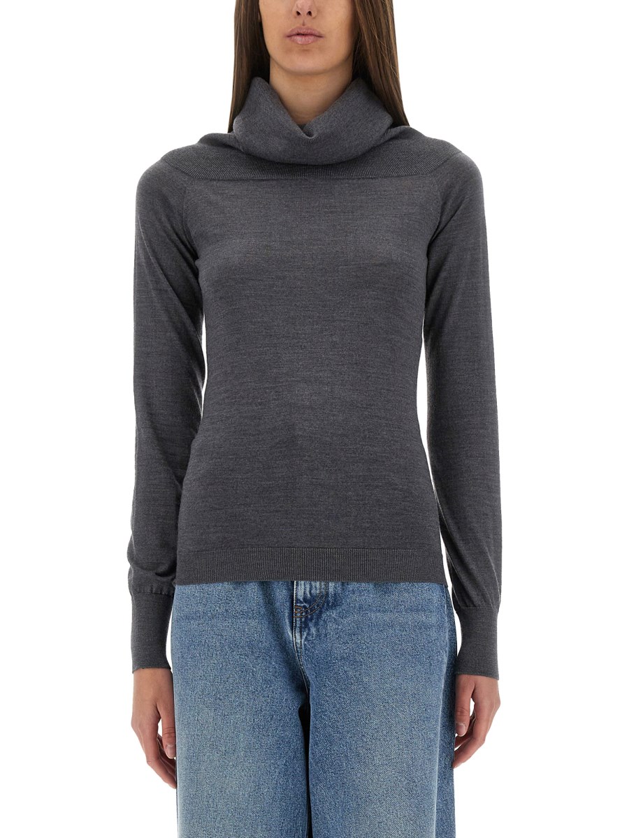 MAGLIA A COLLO ALTO IN LANA